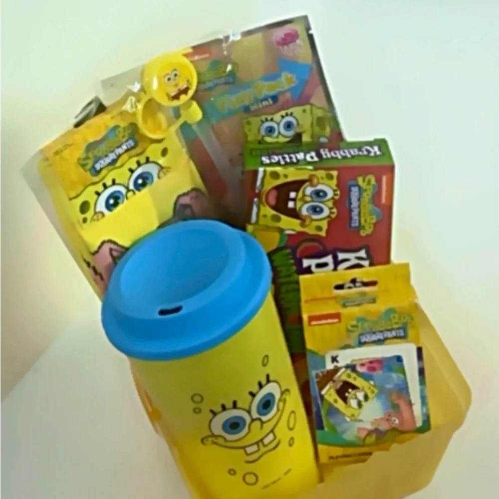 SpongeBob SquarePants basket with treats